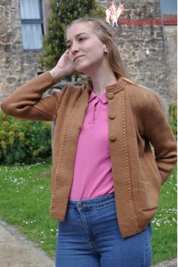 Gilet Altiplano marron beige.