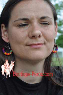 Boucles d'oreilles péruviennes